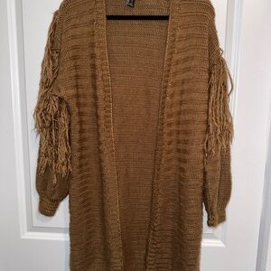 Forever 21 Brown Knit Cardigan